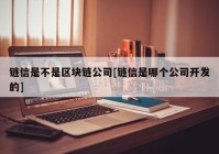 链信是不是区块链公司[链信是哪个公司开发的]